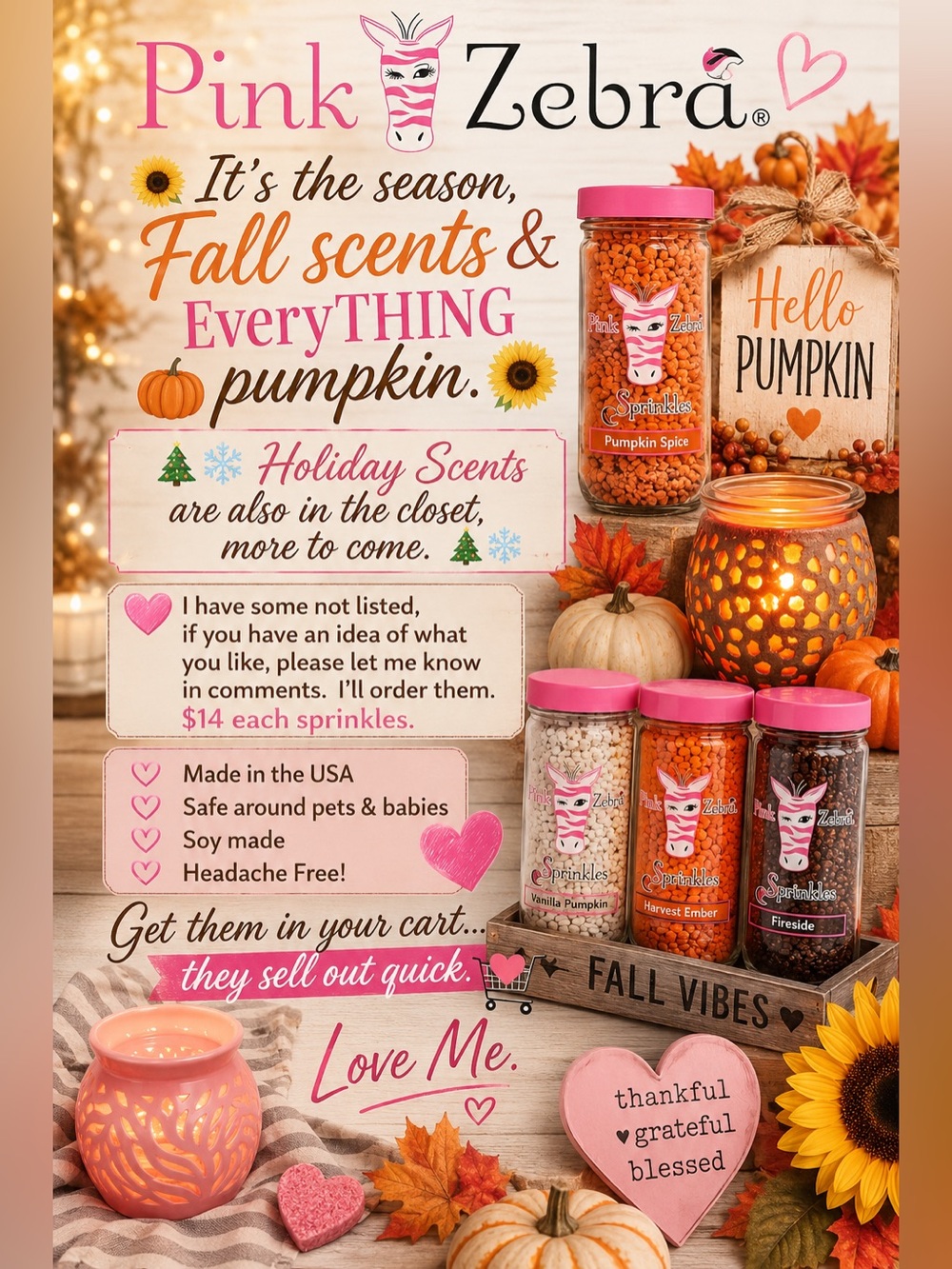 Pink Zebra Fall/Holiday.  Use the search drop down to search all of them.